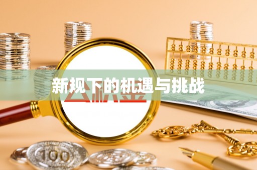 迭部新规下的机遇与挑战