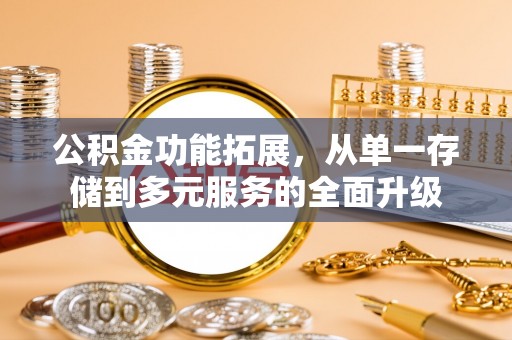 迭部公积金功能拓展，从单一存储到多元服务的全面升级