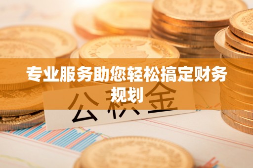 迭部专业服务助您轻松搞定财务规划