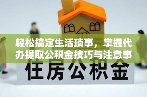 迭部轻松搞定生活琐事，掌握代办提取公积金技巧与注意事项