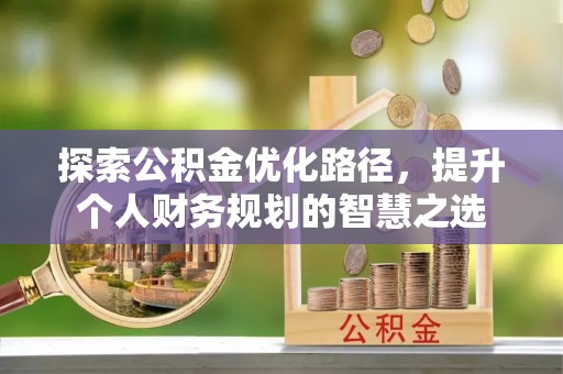 迭部探索公积金优化路径，提升个人财务规划的智慧之选