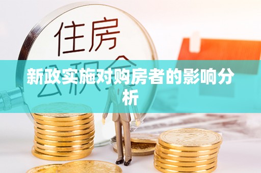 迭部新政实施对购房者的影响分析