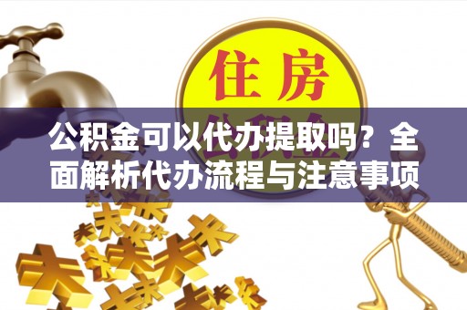 迭部公积金可以代办提取吗？全面解析代办流程与注意事项