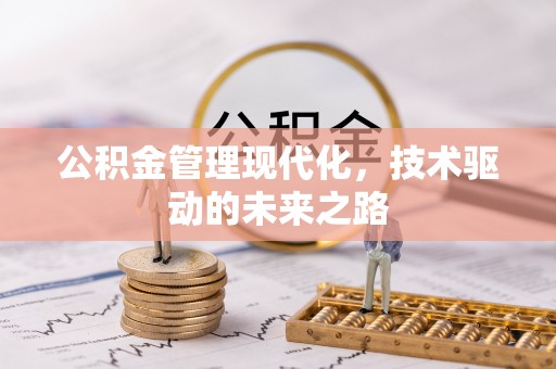迭部公积金管理现代化，技术驱动的未来之路